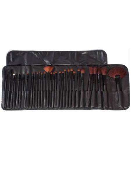 32 Make-up Pensler samt en tilhørende lækker sort taske - CleanSkin.dk